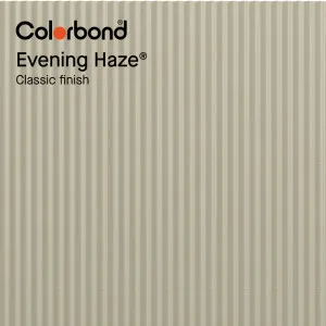 Evening Haze® (Classic Finish - Corrugated Profile) by COLORBOND® steel, a Steel Roofing for sale on Style Sourcebook