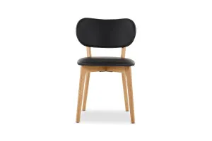 Mickey Dining Chair, Black/Oak, by Lounge Lovers by Lounge Lovers, a Dining Chairs for sale on Style Sourcebook