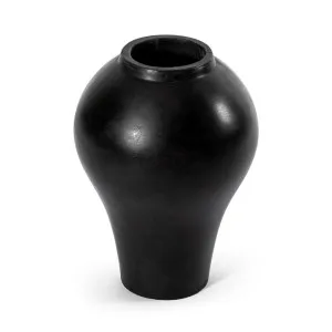 Orondo Concrete Vase Black - 45cm by James Lane, a Vases & Jars for sale on Style Sourcebook