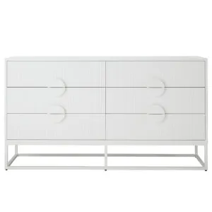 Havasa Dresser White - 6 Drawer by James Lane, a Dressers & Chests of Drawers for sale on Style Sourcebook