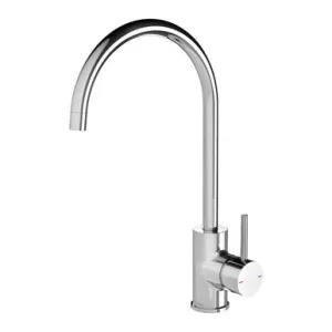 Pina Gooseneck Sink Mixer 200mm Chrome In Chrome Finish By Phoenix by PHOENIX, a Kitchen Taps & Mixers for sale on Style Sourcebook