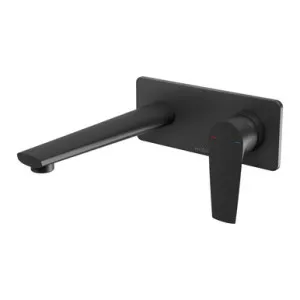 Arlo Wall Basin/Bath Mixer Set 6 Star 200mm Trim Kit Only In Matte Black By Phoenix by PHOENIX, a Bathroom Taps & Mixers for sale on Style Sourcebook