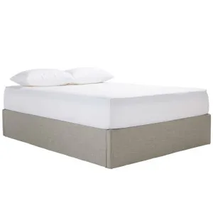 Milton Flush Bed Base Light Grey by James Lane, a Beds & Bed Frames for sale on Style Sourcebook