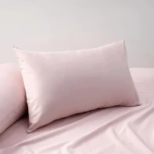 Accesorize Bamboo Cotton Blush Standard Pillowcase Pair by null, a Pillow Cases for sale on Style Sourcebook