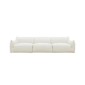 Luella Boucle Ivory Modular Sofa - 4.5 Seater by James Lane, a Sofas for sale on Style Sourcebook