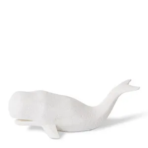 Whale Sculpture - 31 x 10 x 11cm by Elme Living, a Statues & Ornaments for sale on Style Sourcebook