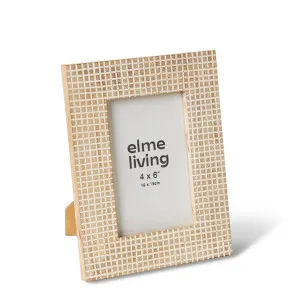 Nairobi 4x6" Photo Frame - 17 x 1 x 22cm by Elme Living, a Photo Frames for sale on Style Sourcebook