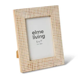 Nairobi 5x7" Photo Frame - 19 x 1 x 24cm by Elme Living, a Photo Frames for sale on Style Sourcebook