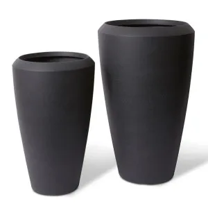 Malik Tall Planter Set of 2 - 48 x 48 x 70cm by Elme Living, a Baskets, Pots & Window Boxes for sale on Style Sourcebook