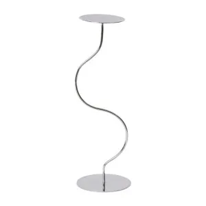 Marais Candle Holder Silver - 40cm by James Lane, a Candle Holders for sale on Style Sourcebook