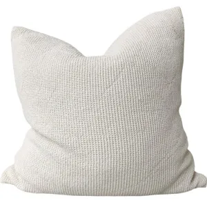 Amiens Linen Cotton Waffle Texture Cushion 60cm Square - Off White by Macey & Moore, a Cushions, Decorative Pillows for sale on Style Sourcebook