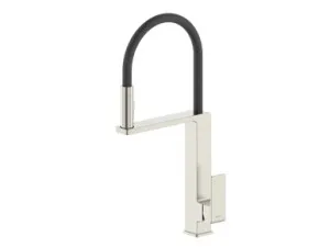 Edge II Sink Mixer With Detachable Veggie Spray Lf | Made From Brass In Brushed Nickel By Raymor by Raymor, a Kitchen Taps & Mixers for sale on Style Sourcebook