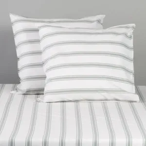 Canningvale Modella Stripe Pillowcase Pair - Green, European, 100% Cotton by Canningvale, a Sheets for sale on Style Sourcebook