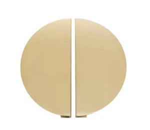 Arc Solid Brass Pull Handle - L by Temple & Webster, a Door Knobs & Handles for sale on Style Sourcebook