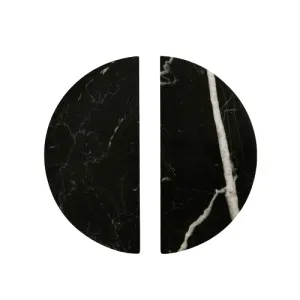 Hemi Nero Marble Handle PAIR by Iver, a Handle & Lock Sets for sale on Style Sourcebook