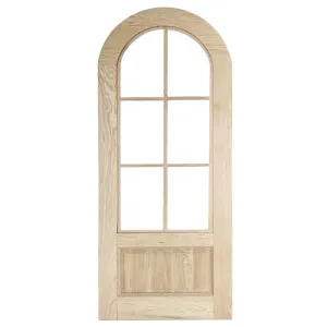 Lucy Raw red american Oak Arch Front Door by Hardware Concepts, a Doors for sale on Style Sourcebook