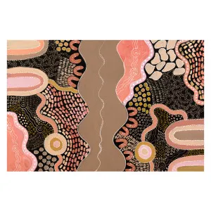 Along The River , By Caitlyn Davies-Plummer by Gioia Wall Art, a Aboriginal Art for sale on Style Sourcebook