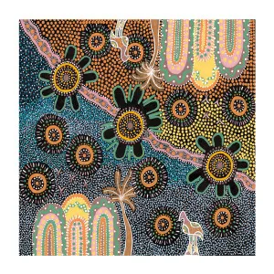 Journey Across Seasons , By Tahni Derbin by Gioia Wall Art, a Aboriginal Art for sale on Style Sourcebook