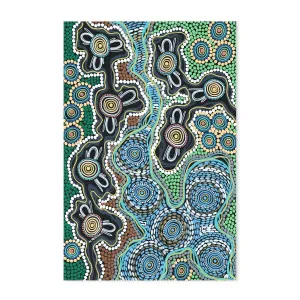 Mens Healing , By Kristy Rodney by Gioia Wall Art, a Aboriginal Art for sale on Style Sourcebook