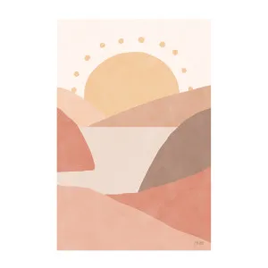 Mountain Sunset Sand , By Pip and Phee by Gioia Wall Art, a Prints for sale on Style Sourcebook