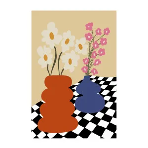 Two Blooming Pottery , By Miho Art Studio by Gioia Wall Art, a Prints for sale on Style Sourcebook