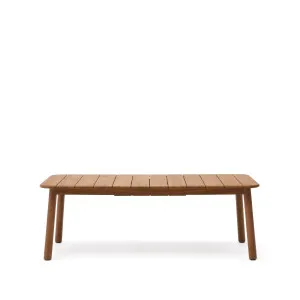 Turqueta extendable table made from solid teak wood, 220 (294) x 100 cm, FSC 100% by Kave Home, a Tables for sale on Style Sourcebook