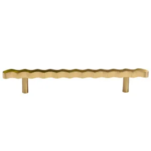 Ziggie Solid Brass Pull Handle - M by Temple & Webster, a Door Knobs & Handles for sale on Style Sourcebook