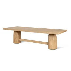 Josif 2.8m Elm Dining Table - Natural by Interior Secrets - AfterPay Available by Interior Secrets, a Dining Tables for sale on Style Sourcebook