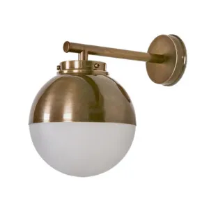 Carrington Outdoor Wall Light Antique Brass by Florabelle Living, a Wall Lighting for sale on Style Sourcebook