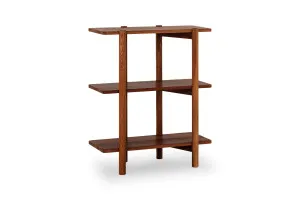 Ollie Small Bookshelf, Walnut Brown, by Lounge Lovers by Lounge Lovers, a Wall Shelves & Hooks for sale on Style Sourcebook