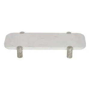 Kitson Rectable Marble Board 45x6cm in White by OzDesignFurniture, a Platters & Serving Boards for sale on Style Sourcebook