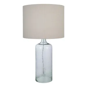 Rafferty Table Lamp 40x75cm in Clear/Beige by OzDesignFurniture, a Table & Bedside Lamps for sale on Style Sourcebook