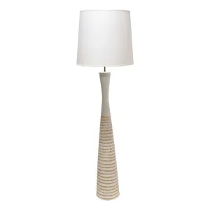 Savannah Floor Lamp 21.5x161cm in White by OzDesignFurniture, a Floor Lamps for sale on Style Sourcebook