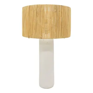 Vance Table Lamp 46x77cm in White by OzDesignFurniture, a Table & Bedside Lamps for sale on Style Sourcebook