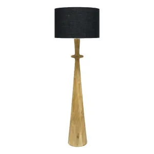 Lima Floor Lamp 22x172cm in Natural / Black by OzDesignFurniture, a Floor Lamps for sale on Style Sourcebook