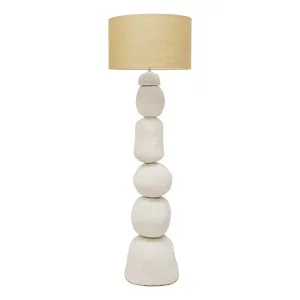 Pebble Floor Lamp 36x165cm in White by OzDesignFurniture, a Floor Lamps for sale on Style Sourcebook