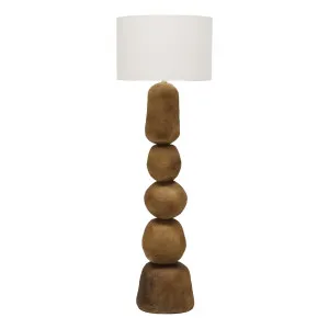 Pebble Floor Lamp 30x168cm in Natural by OzDesignFurniture, a Floor Lamps for sale on Style Sourcebook