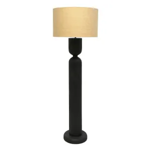 Mila Floor Lamp 28x165cm in Black / Beige by OzDesignFurniture, a Floor Lamps for sale on Style Sourcebook