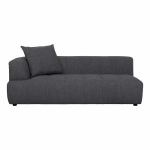 Rubin Sofa 3 Seater End LHF in Het Charcoal by OzDesignFurniture, a Sofas for sale on Style Sourcebook