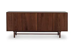 Ollie Sideboard, Walnut Brown, by Lounge Lovers by Lounge Lovers, a Sideboards, Buffets & Trolleys for sale on Style Sourcebook