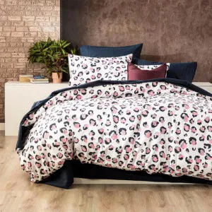 Park Avenue Egyptian Cotton Flannelette Snow Leopard Quilt Cover Set by null, a Quilt Covers for sale on Style Sourcebook