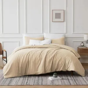 Renee Taylor 700 Thread Count Tencel Lyocell Fibre and Cotton Bone Quilt Cover Set by null, a Quilt Covers for sale on Style Sourcebook