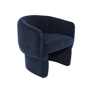 Zoe Occasional Chair - Indigo Chenille by CAFE Lighting & Living, a Chairs for sale on Style Sourcebook