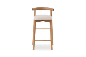 Ollie Bar Stool, Beige, by Lounge Lovers by Lounge Lovers, a Bar Stools for sale on Style Sourcebook