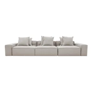 Riley Boucle Pumice Modular Sofa - 3 Seater by James Lane, a Sofas for sale on Style Sourcebook