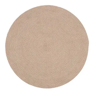 Rodhe 100% PET round rug in beige, Ø 150 cm by Kave Home, a Contemporary Rugs for sale on Style Sourcebook