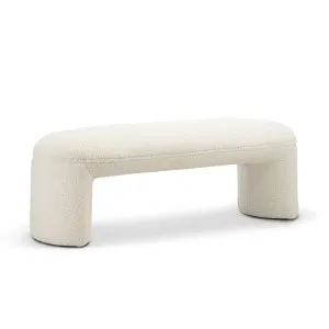 Remi 120cm Bench Seat, Teddy Cream by L3 Home, a Benches for sale on Style Sourcebook