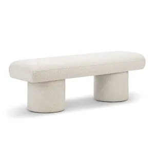 Nico 140cm Bench Seat, Cream Boucle by L3 Home, a Benches for sale on Style Sourcebook