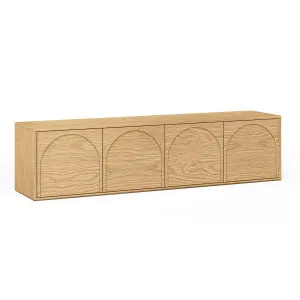 Aurora 4 Door Arch TV Entertainment Unit, Natural Oak by L3 Home, a Entertainment Units & TV Stands for sale on Style Sourcebook