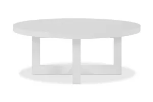 Bronte Round Coffee Table, White, by Lounge Lovers by Lounge Lovers, a Coffee Table for sale on Style Sourcebook